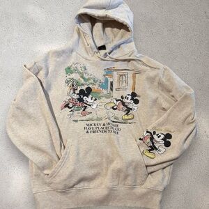 Disney Mickey Mouse Hoodie Sweatshirt Kangaroo Pocket